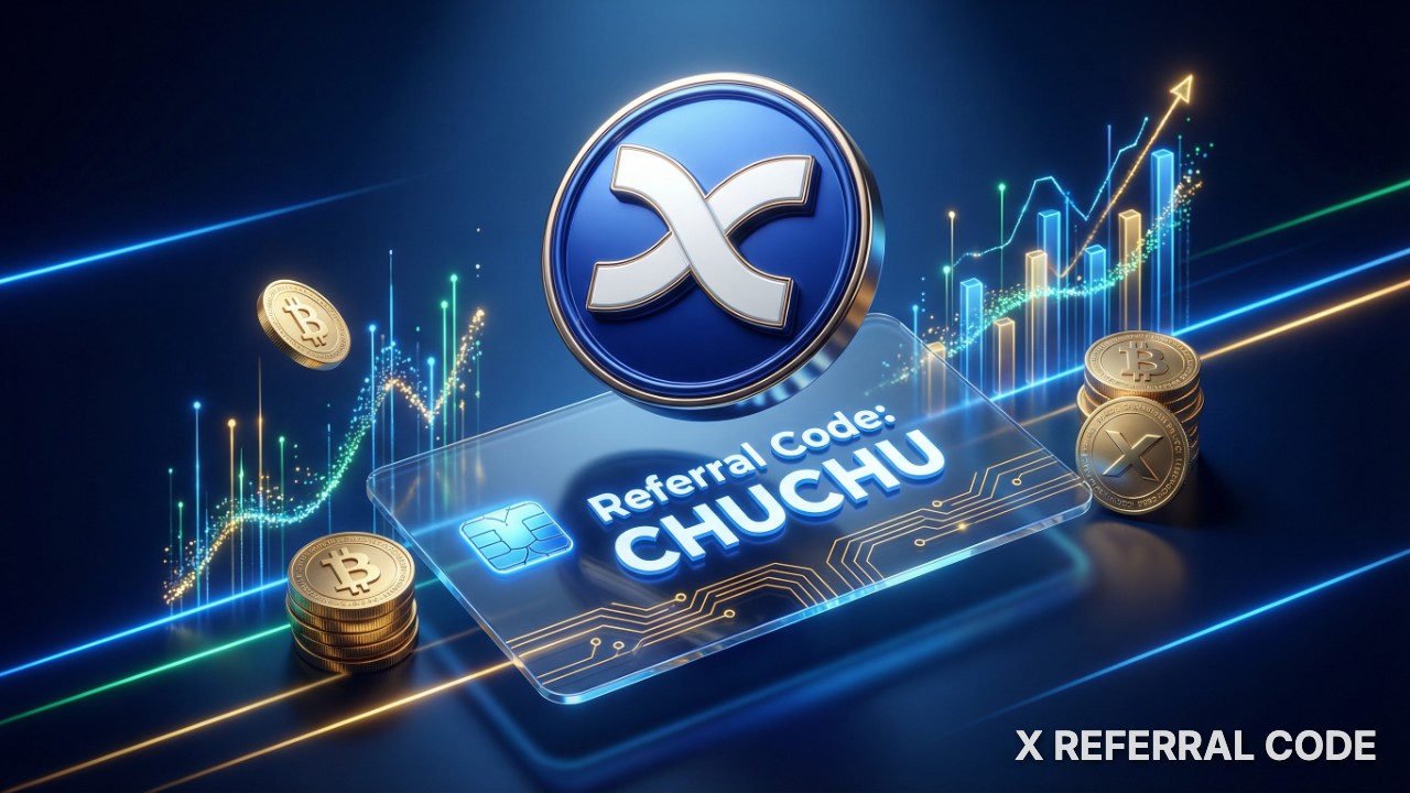 Logo sàn giao dịch BingX cùng mã giới thiệu CHUCHU để nhận ưu đãi đăng ký tài khoản