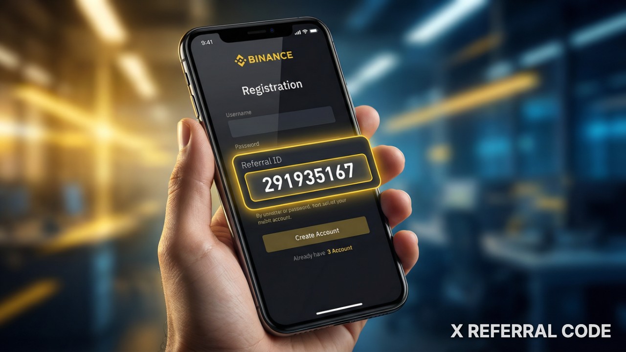 Trang đăng ký tài khoản Binance hiển thị vị trí nhập mã giới thiệu 291935167 chuyên nghiệp.