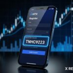 HTX Trading Fees Demystified: Maximize Your Savings with Referral Code 'TNHC9223' Giao diện đăng ký tài khoản HTX với ô nhập mã giới thiệu TNHC9223 được làm nổi bật
