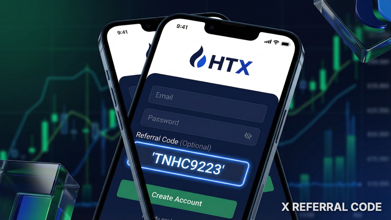 Ảnh chụp màn hình trang đăng ký HTX với mã giới thiệu TNHC9223 được điền vào ô trống.