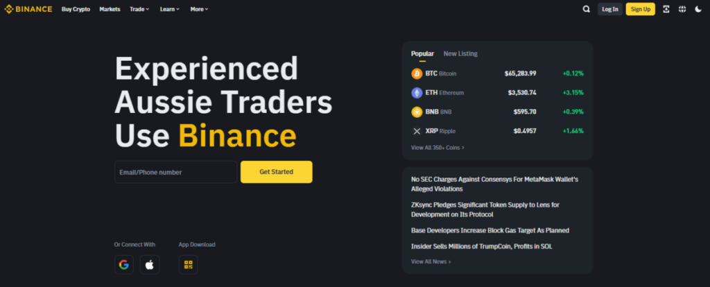 Binance Official Website