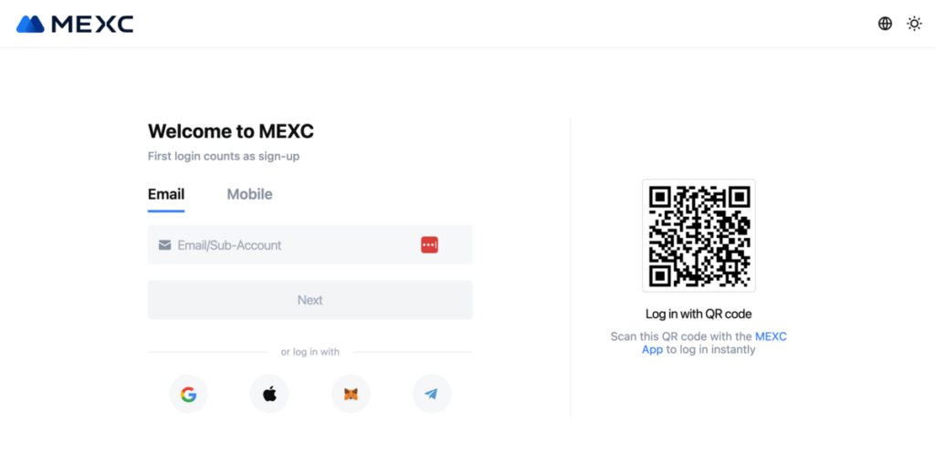 Open an account with MEXC referral code