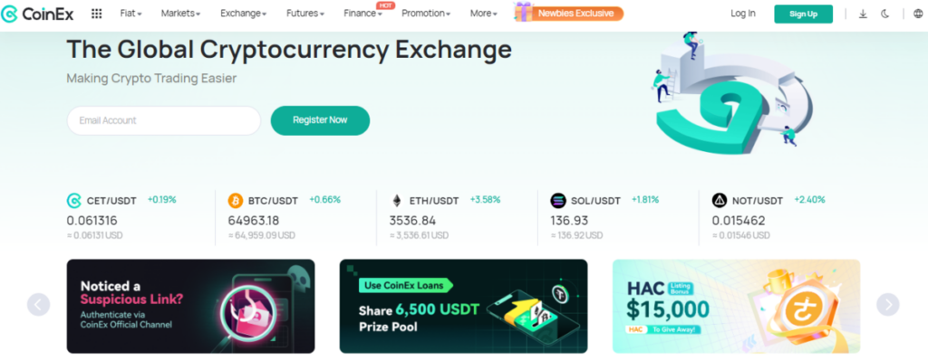 CoinEx Bonus - Official Website