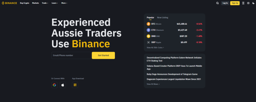 Binance Official Website