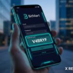 BitMart Tutorial: Unlock Maximum Savings with Referral Code "V4BRYF" Giao diện trang đăng ký BitMart hiển thị ô nhập mã giới thiệu V4BRYF chuyên nghiệp.