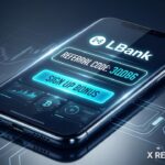 Your Ultimate Guide to LBank Sign Up with Referral Code "3QDB6" Logo sàn giao dịch LBank hiển thị cùng mã giới thiệu 3QDB6 và thông tin ưu đãi đăng ký.